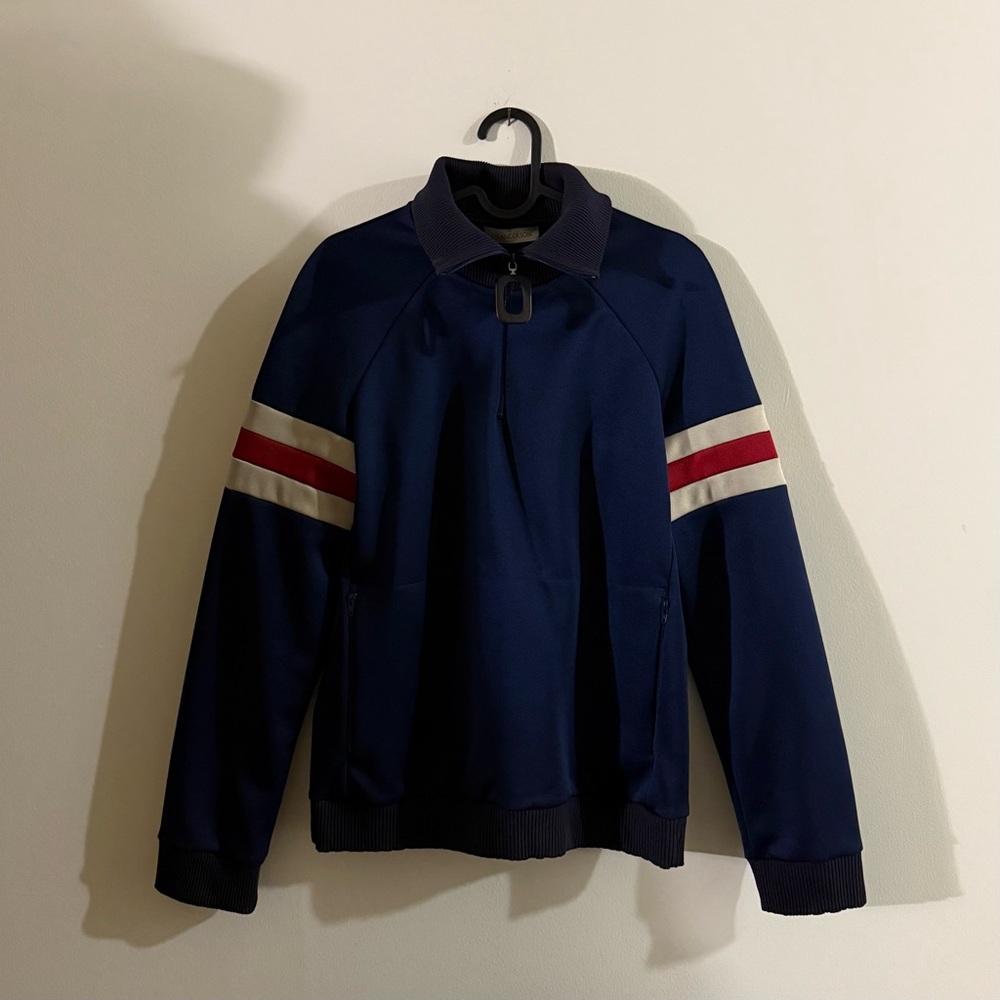 J.W. Anderson Deep Blue Jacket with Black Accent